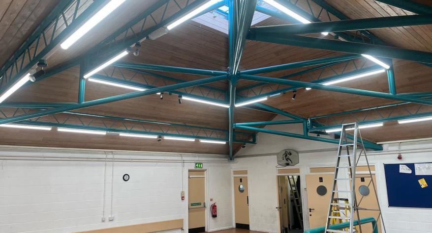 Commercial LED Lighting Upgrade in Theydon Bois by Glade Energy Services